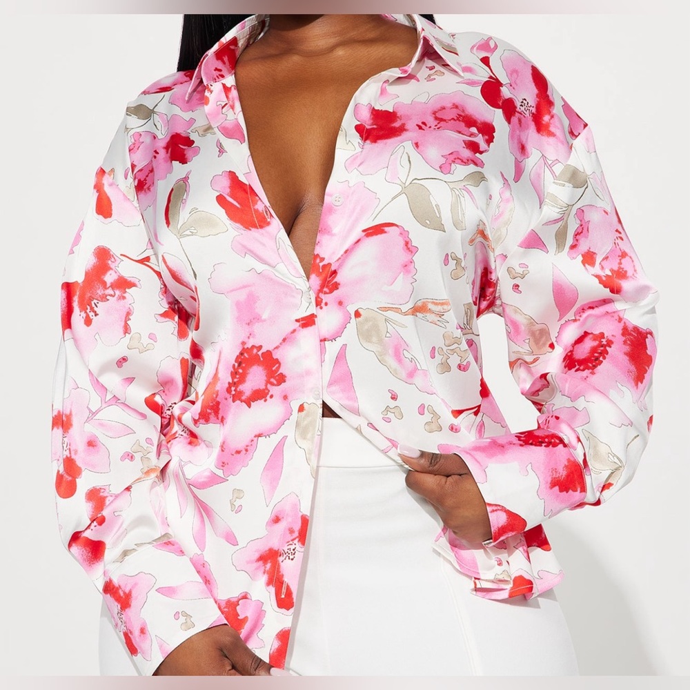 Primrose Floral Shirt - Ivory/combo